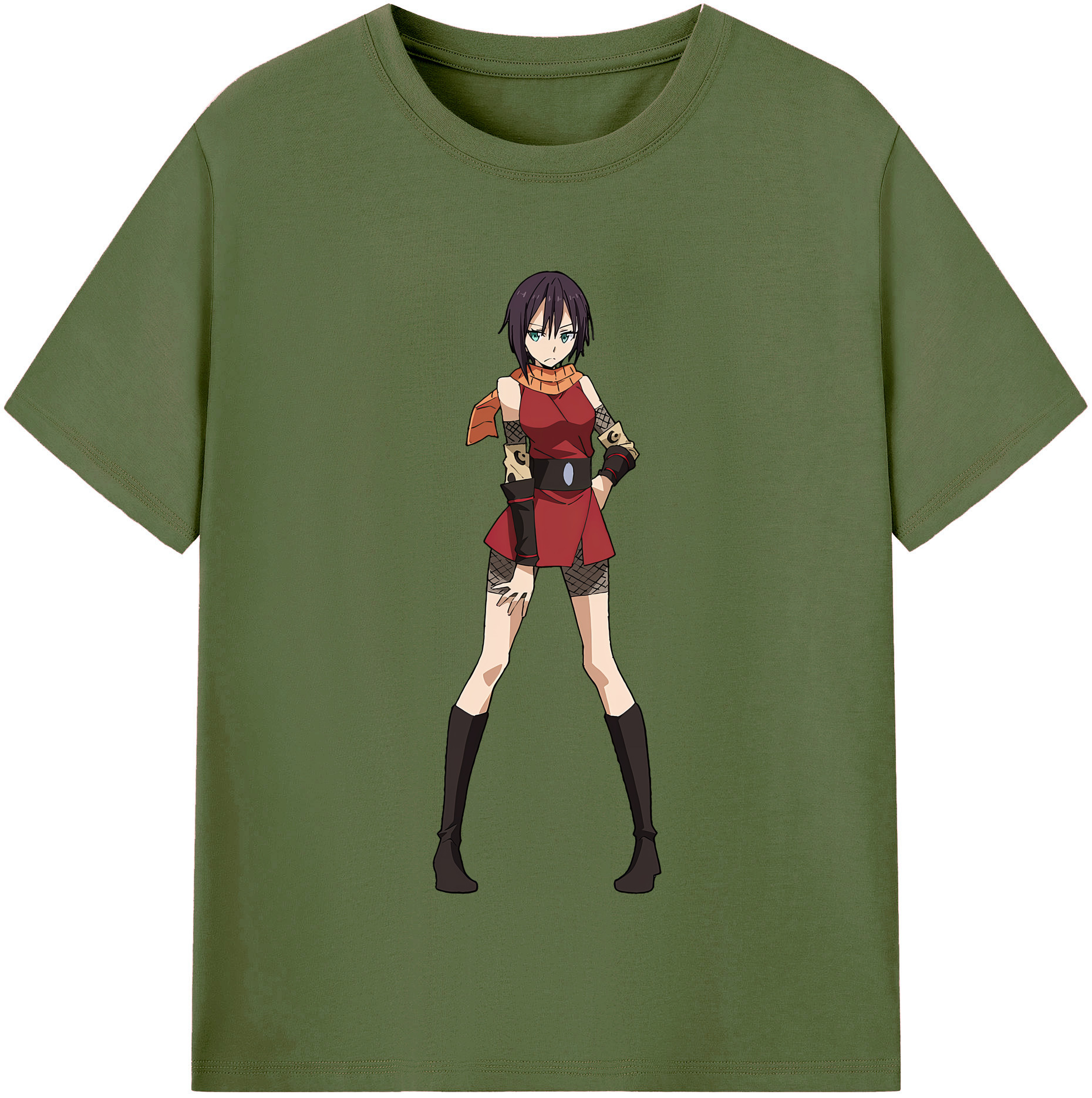 （画像用） 転スラ Regarding Reincarnated to Slime 綿100％半袖Tシャツ（フロントプリント）